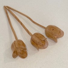 Wooden Tulips Hand Carved
