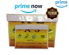 A1 A2 A3 Clear Art Work Carry CASE Portfolio Art File Folder School FOLDER