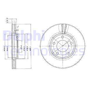 New brake disc for chrysler - 2x,