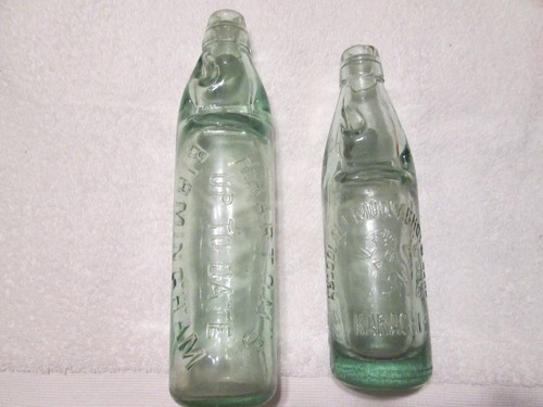 Vintage codd bottles - vintage,
