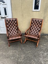 leather chesterfield slipper