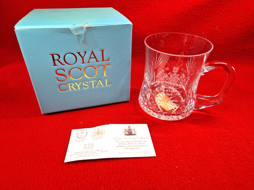 Royal scot crystal - tankard,