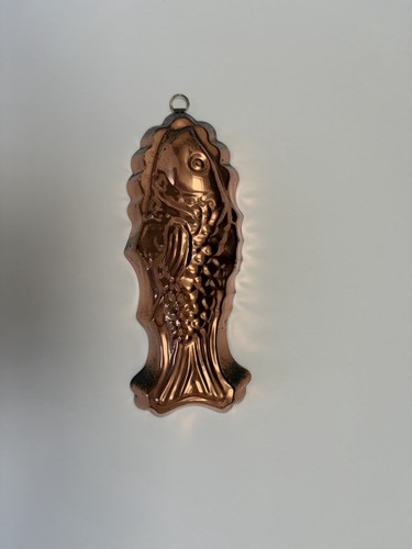 Vintage 33cm copper fish - vintage,