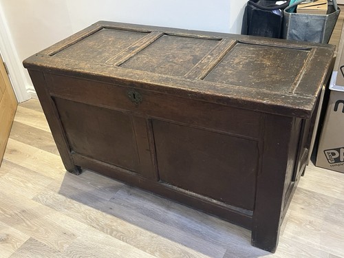Sea captain oak chest 18th - chest,