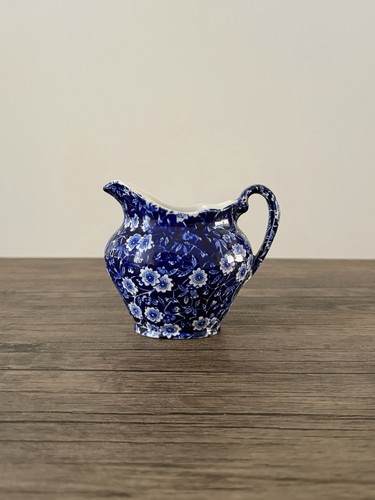 Vintage burleigh calico blue - vintage,