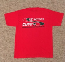 Size S Toyota Castrol Rally Team T Shirt. Celica Corolla Sainz Kankkunen TTE WRC
