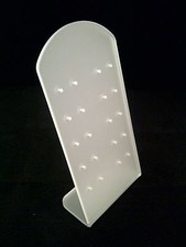 PERSPEX EARING 10 PAIR HOLDER ACRYLIC JEWELLERY DISPLAY STAND FOR SHOP WINDOW