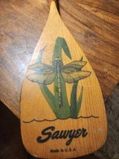 Vintage RARE Sawyer Kids Paddle 38" Dragonfly Collectible Canoe Gear VFine