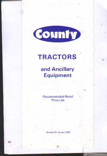 January 1983 county tractors - "county",