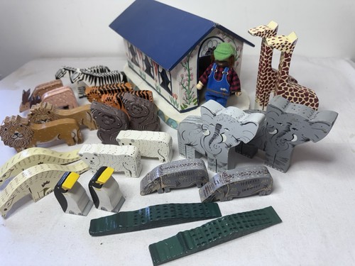 Folk art noah ark - folk, set