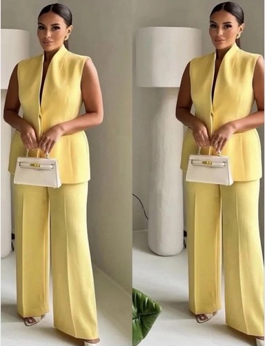Bnwt zara yellow sleeveless - zara,