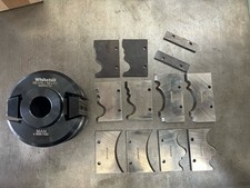 Whitehill Profile Cutter Block 125mmx100mm With Cutters. Spindle Moulder Tooling