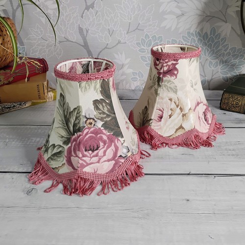 Small clip fabric floral - on,