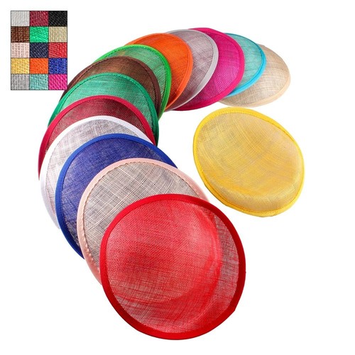 20cm round sinamay dipped - 20cm,