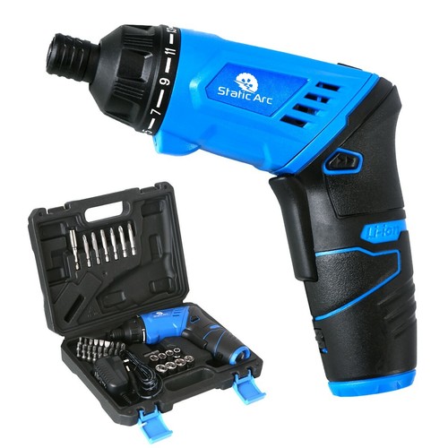 Mini cordless screwdriver - cordless, kit