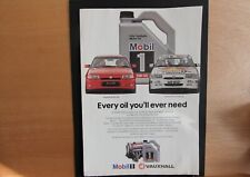 Original VAUXHALL ASTRA GSi Mobil magazine advert frame-ready wall-art flat-pack