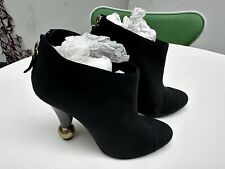 Chanel Boots Black CC Logo