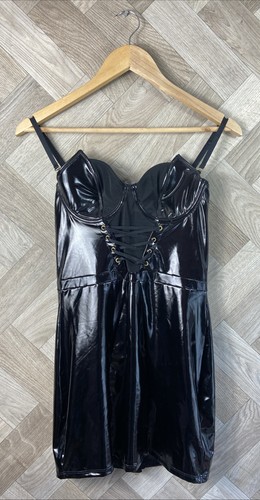 Ann summers black pvc effect - ann,