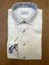 Eton White Shirt Contrast