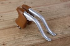 Dia Compe 144c Double Pull Tandem Brake Levers Tan Hoods Vintage Retro Bike