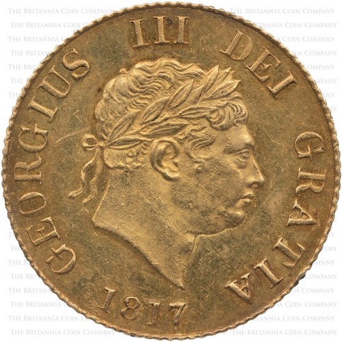 1817 george iii gold half - 1817,