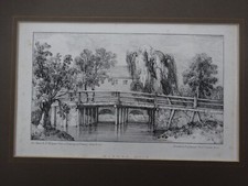 Original old Print/Bookplate -