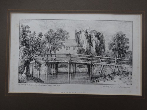 Original old print bookplate - original, print/bookplate