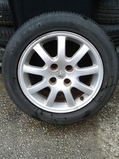 PEUGEOT 406 16" INCH ALLOY WHEEL & TYRE 205/55/16
