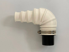 Saniflo & Most Macerator Non return elbow stepped outlet for most installations 