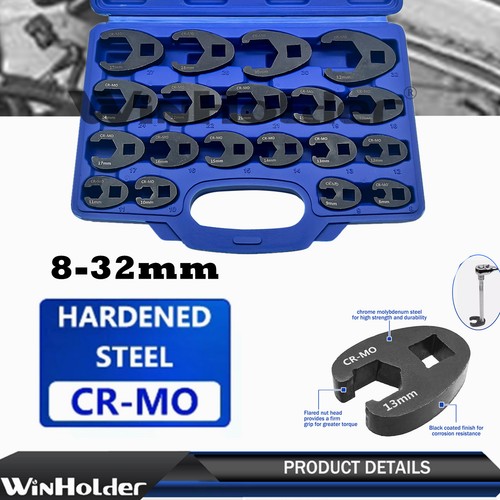 19pcs crowfoot wrench set - 19pcs,