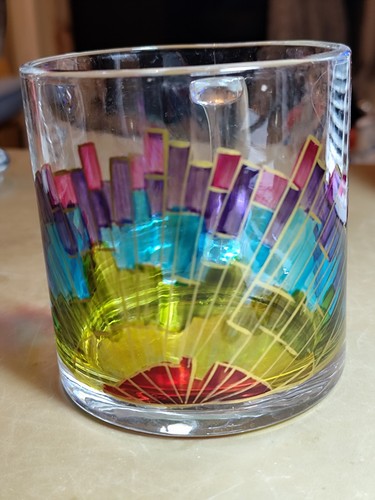 Rainbow sun mug - rainbow,