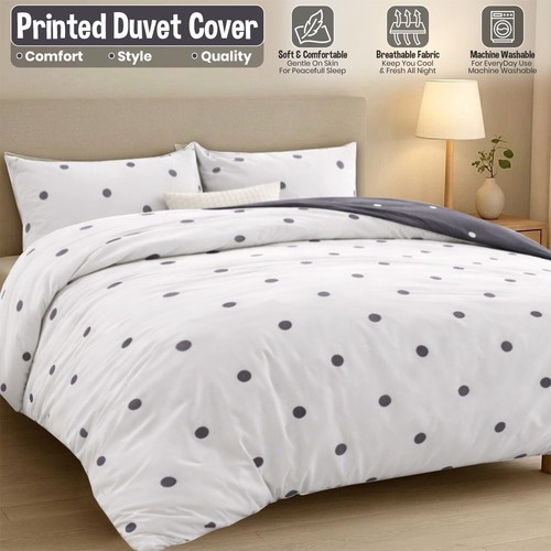 Polka dot duvet cover - dot, quilt