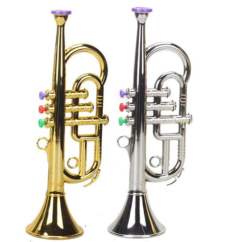 Kid trumpet gold sliver coated - trumpet,