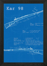 Kar 98 Framed Wall Art Poster