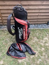 TITLEIST STADRY 14 WAY GOLF CART BAG WITH STRAP AND HOOD. FREE POST