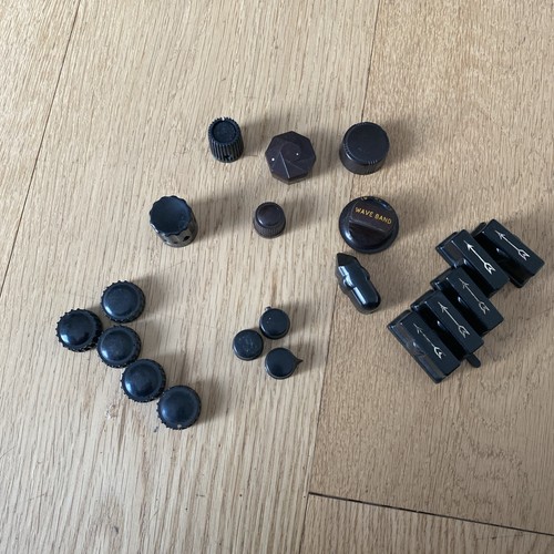 Vintage bakelite knobs lot - bakelite,