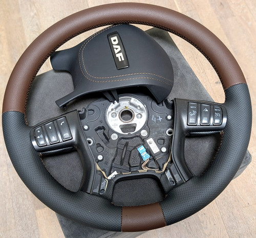 New leather steering wheel for - steering,