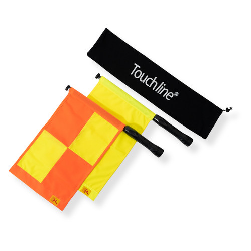 Touchline referee flag set - touchline,