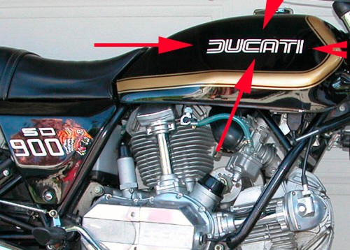 Ducati sd900 darmah - ducati, fuel
