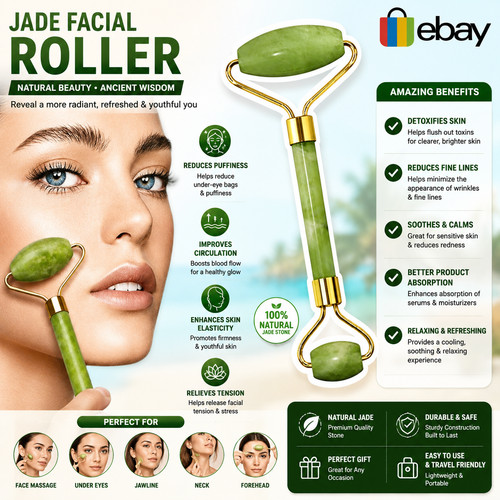 Jade roller face - jade,