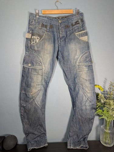 Police light wash - wash, denim