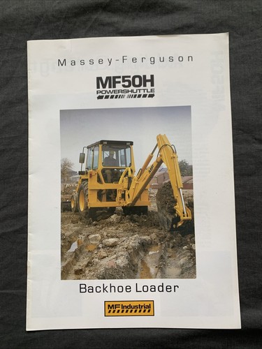Massey ferguson mf50h backhoe - massey,