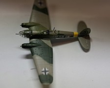 Diecast 1/144 Scale Model WW2 German Heinkel He 111 Bomber