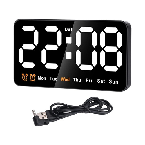 Digital wall clock 9inch led - wall,
