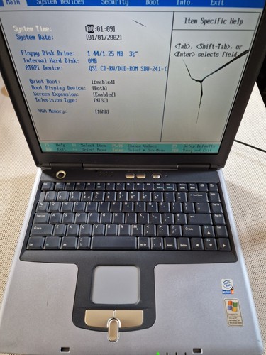 Cy25 laptop pentium no - rm,
