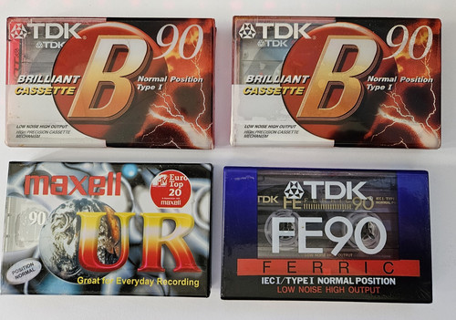 Tdk maxell d90 minutes - &,