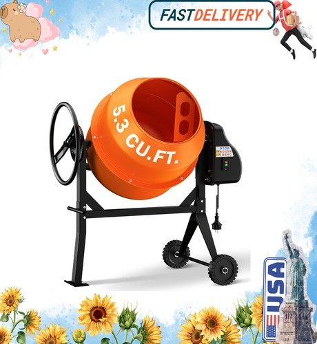 Concrete mixer - 5.3, cu.ft.
