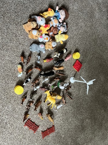 Farm toys and finger puppets - farm,