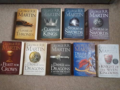Game thrones books 5 - thrones, by