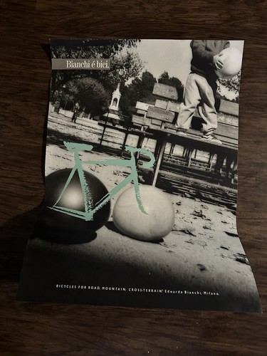 Bianchi vintage cycling poster - bianchi,